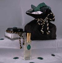 Malachite Eau de Parfum, Creme Souffle, and Packaging